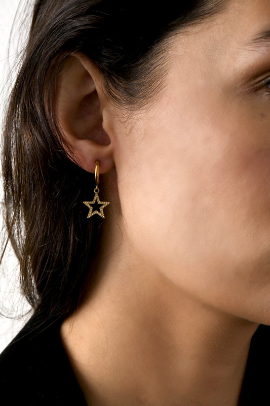 Image bijoux boucle d’oreille black stella de Patricia Jewels Rouen