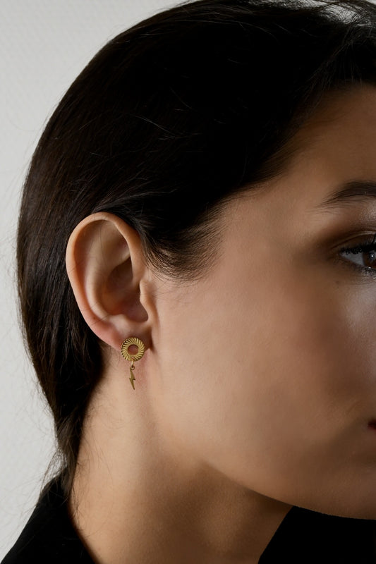 Image bijoux boucle d’oreille flash d'or de Patricia Jewels Rouen