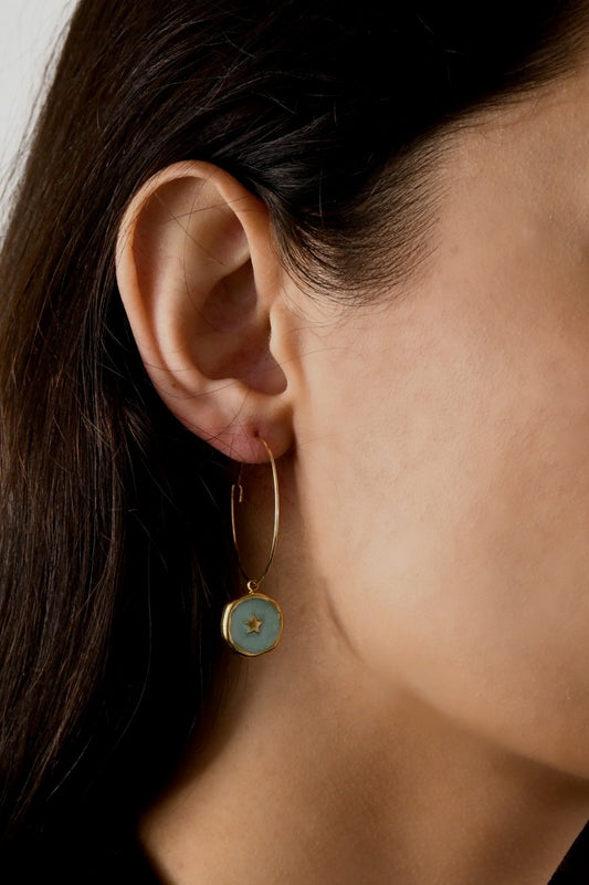 Image bijoux boucle d’oreille forest star de Patricia Jewels Rouen