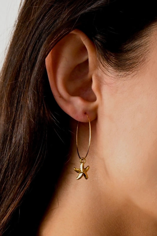 Image bijoux boucle d’oreille sea star de Patricia Jewels Rouen