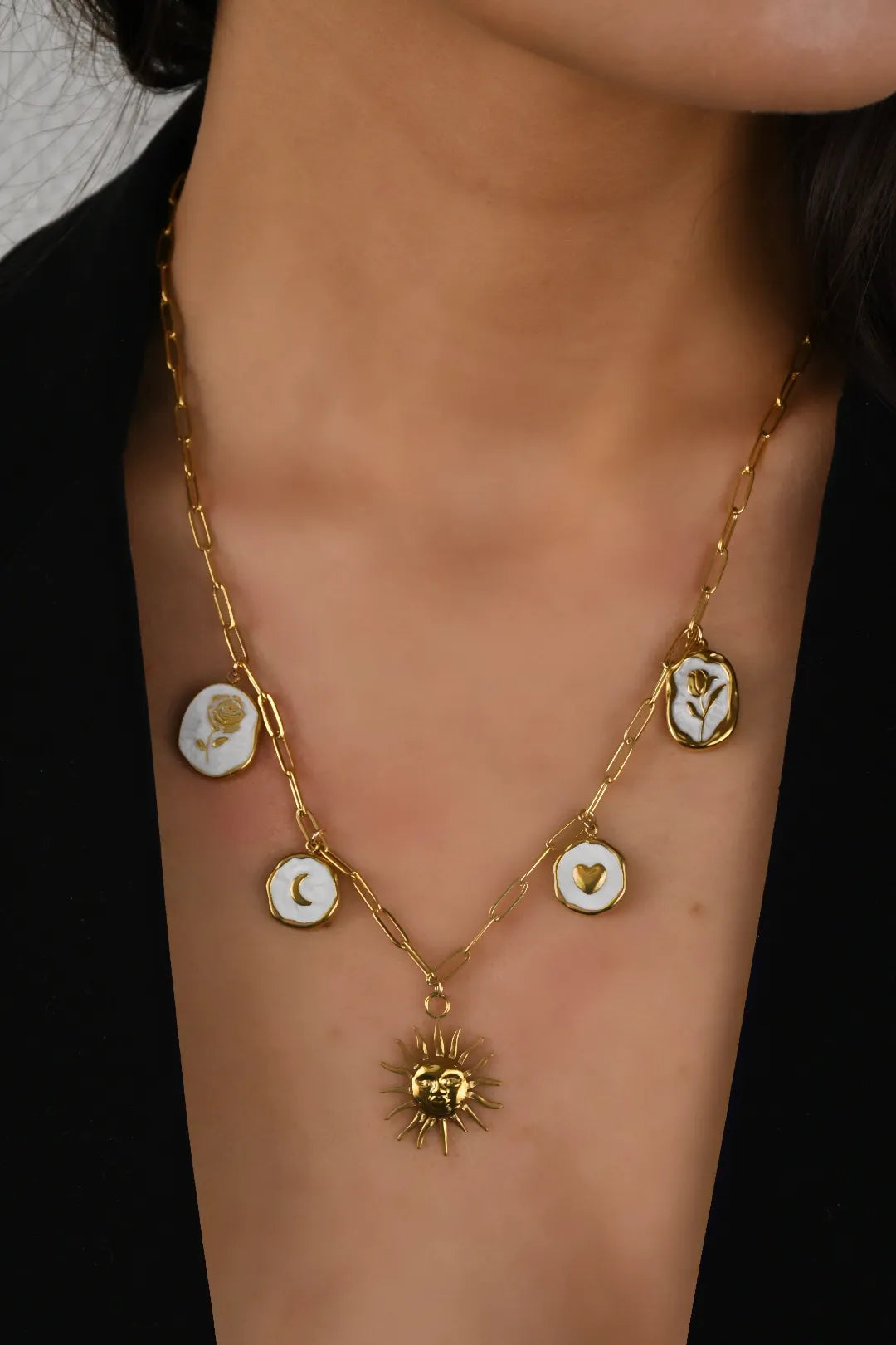 Image bijoux collier Soleil Egyptien de Patricia Jewels Rouen